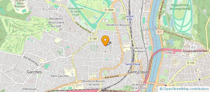 localisation de l'entreprise FANTARGET à SAINT-CLOUD