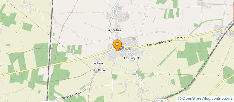 localisation de l'entreprise FANTASIA 16 à LA FAYE
