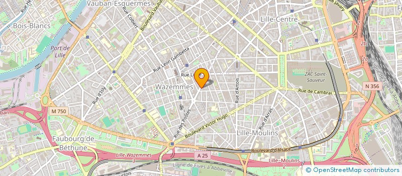 localisation de l'entreprise FANTASIA à LILLE