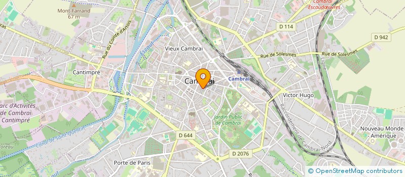 localisation de l'entreprise FANTASIA  CAMBRAI