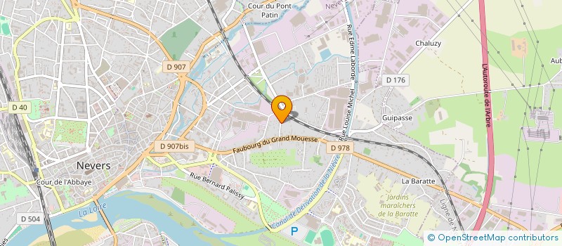 localisation de l'entreprise FANTASIA à NEVERS