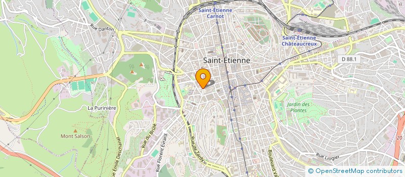 localisation de l'entreprise FANTASIA NUMBER ONE  SAINT-ETIENNE