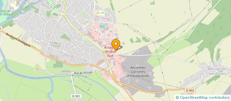 localisation de l'entreprise FANTASIELAND à VERDUN