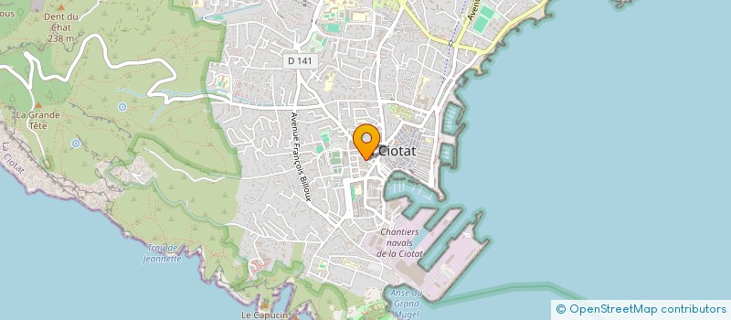 localisation de l'entreprise FANTASY DANCE COMPLEX  LA CIOTAT