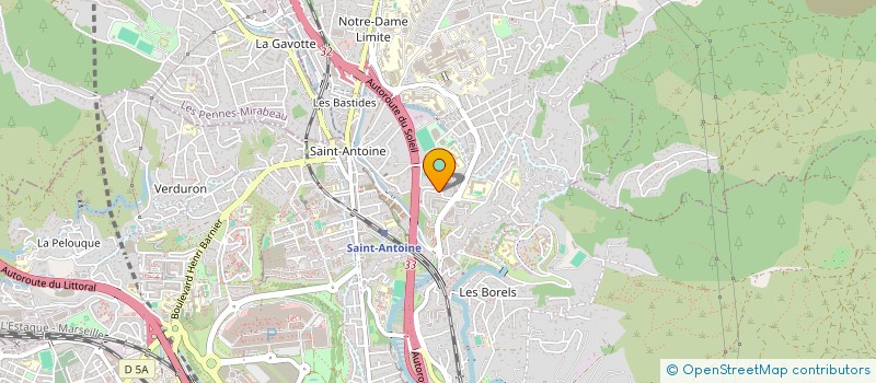 localisation de l'entreprise FANTE FALCO à MARSEILLE 15EME
