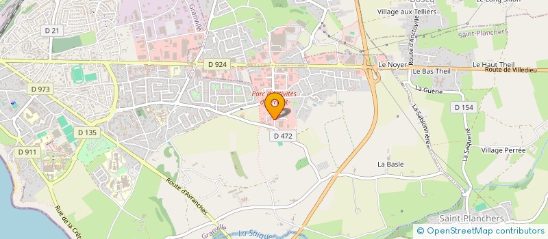 localisation de l'entreprise FANTETHIC à GRANVILLE