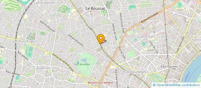 localisation de l'entreprise FANTIN LATOUR 2012  LE BOUSCAT