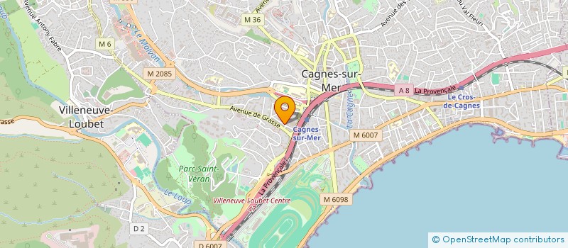localisation de l'entreprise FANTINO ALAIN FANTINO DIDIER à CAGNES-SUR-MER