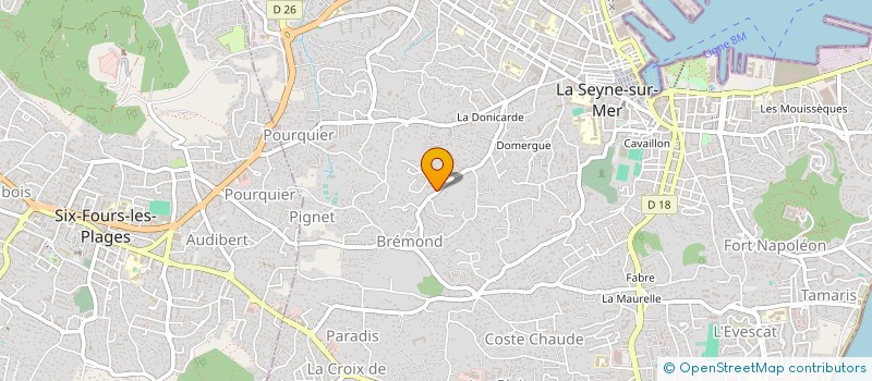 localisation de l'entreprise FANTINO COMPANY  LA SEYNE-SUR-MER