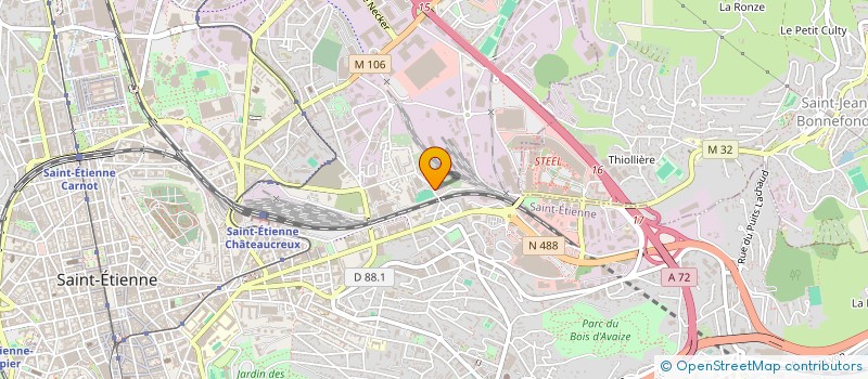 localisation de l'entreprise FANTOMATIK PRODUKTION  SAINT-ETIENNE