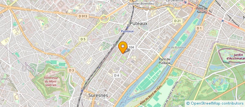 localisation de l'entreprise FANTON à SURESNES