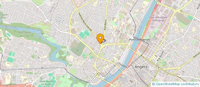 localisation de l'entreprise FANTOU à ANGERS