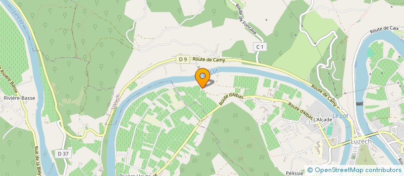 localisation de l'entreprise FANTOU ENR  CASTELFRANC