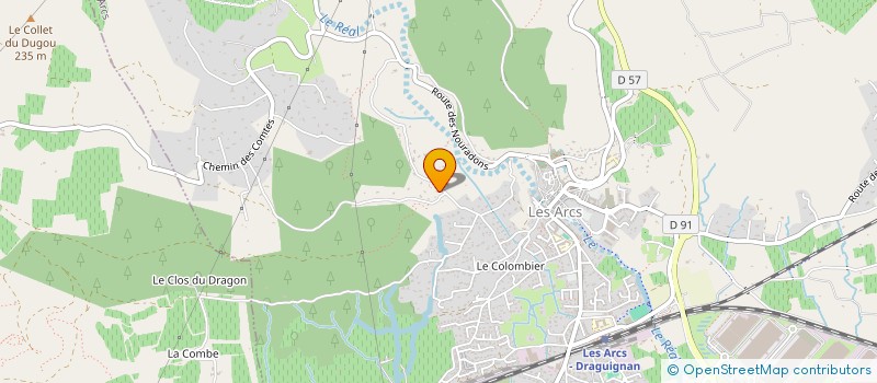 localisation de l'entreprise FANTROUSSIERES à LES ARCS