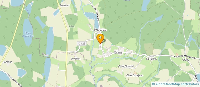 localisation de l'entreprise FANY 2  CRANS