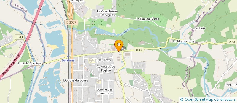 localisation de l'entreprise FANY  DORDIVES
