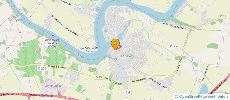 localisation de l'entreprise FANY AND CO  LAGRAVE