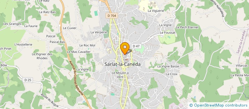 localisation de l'entreprise FANYJO à SARLAT-LA-CANEDA