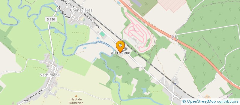 localisation de l'entreprise FANYSCIE  CHENEVIERES