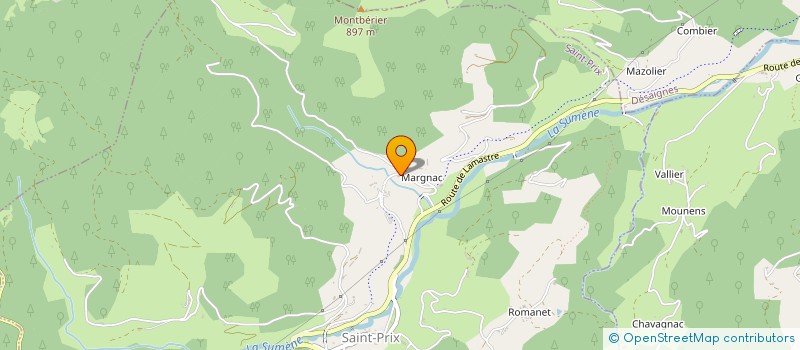 localisation de l'entreprise FANZI  SAINT-PRIX