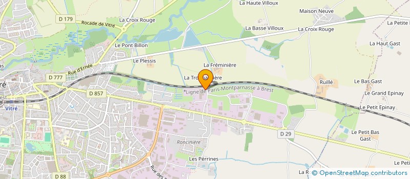 localisation de l'entreprise FAO AGENCE NORD à VITRE