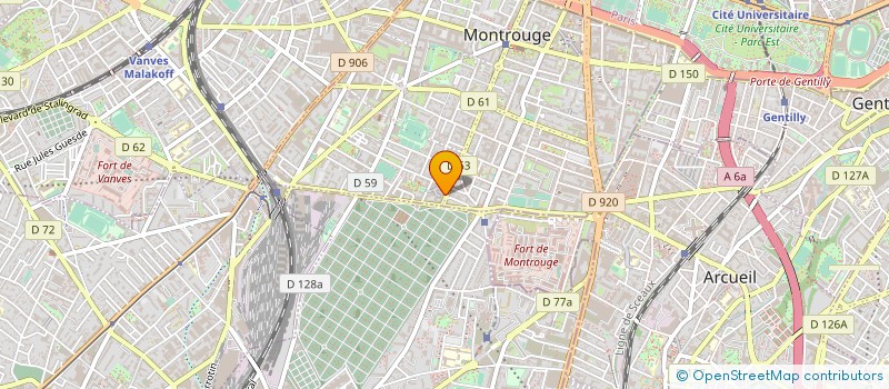 localisation de l'entreprise FAOMES  MONTROUGE