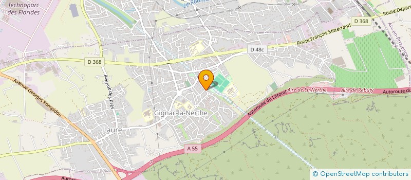 localisation de l'entreprise FAOS à GIGNAC-LA-NERTHE