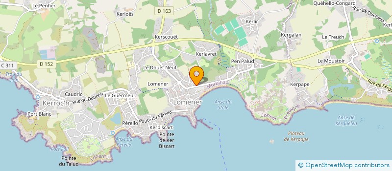 localisation de l'entreprise FAOSDENT à PLOEMEUR