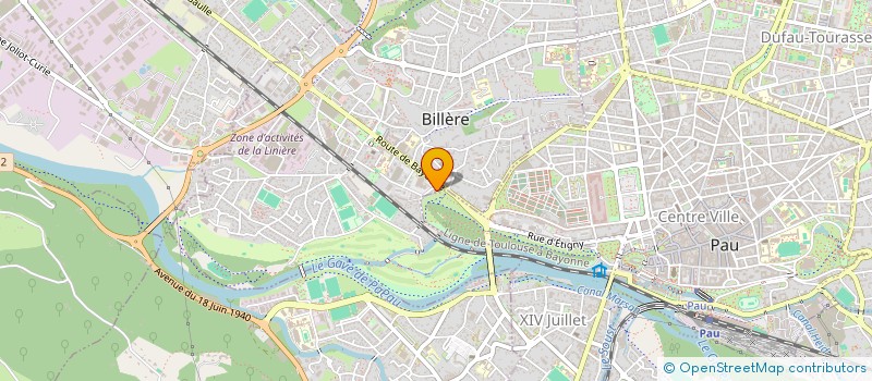 localisation de l'entreprise FAP  BILLERE