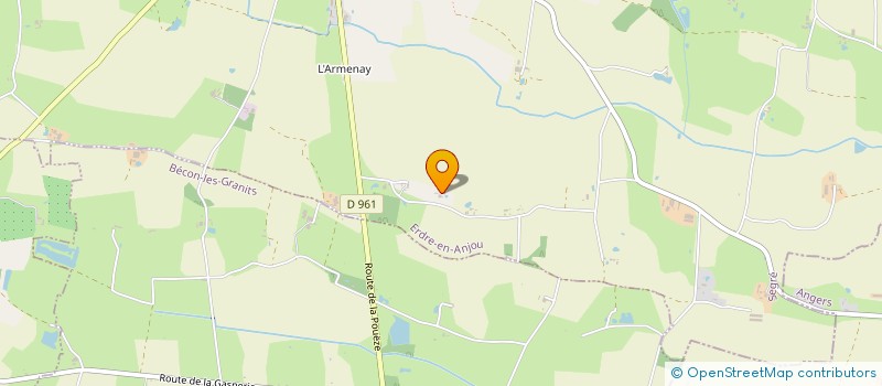 localisation de l'entreprise FAP  ERDRE-EN-ANJOU