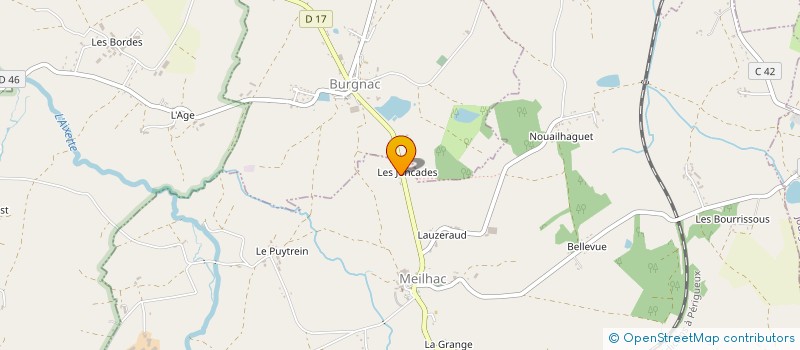 localisation de l'entreprise FAPADAMA  MEILHAC