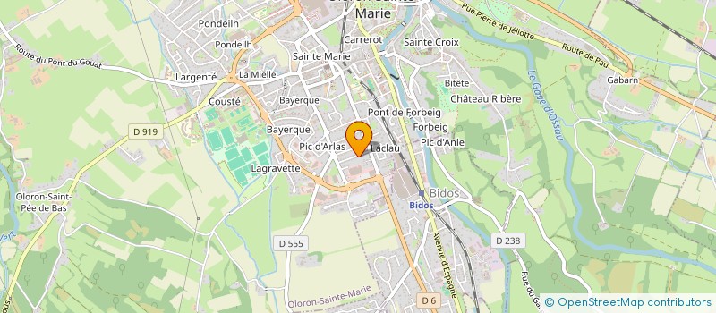 localisation de l'entreprise FAPAJE  OLORON-SAINTE-MARIE