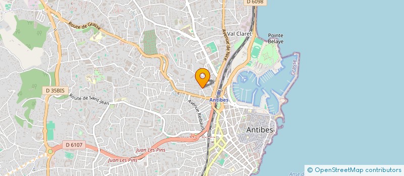 localisation de l'entreprise FAPAJE à ANTIBES