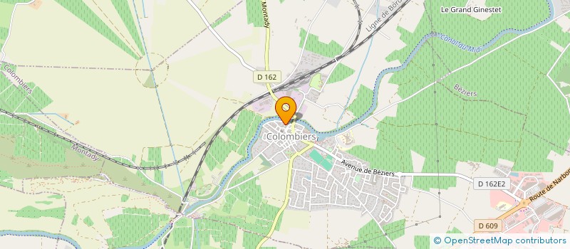 localisation de l'entreprise FAPALOU à COLOMBIERS