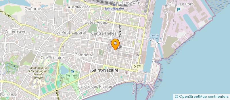 localisation de l'entreprise FAPC IMMO  SAINT-NAZAIRE