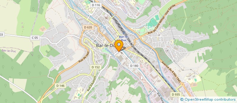 localisation de l'entreprise FAPH à BAR-LE-DUC