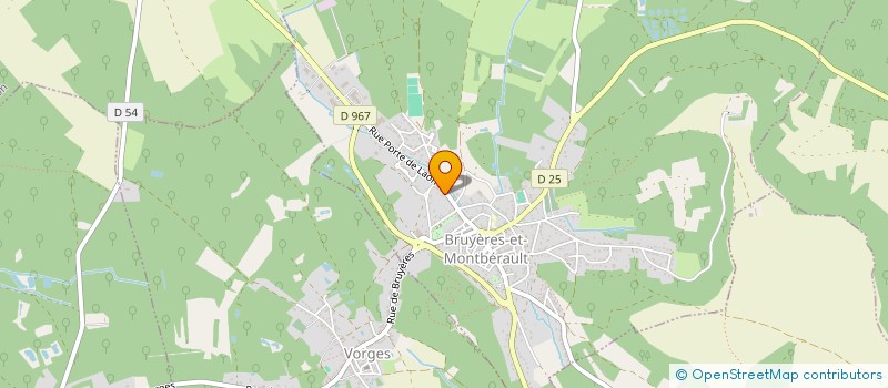 localisation de l'entreprise FAPHAPROH  BRUYERES-ET-MONTBERAULT