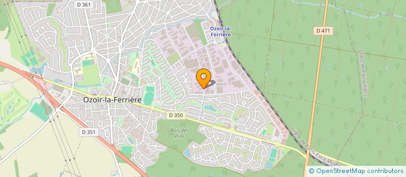 localisation de l'entreprise FAPI à OZOIR-LA-FERRIERE