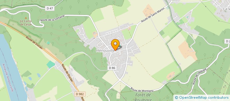 localisation de l'entreprise FAPI  HENOUVILLE