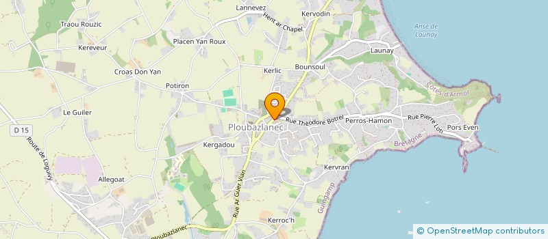 localisation de l'entreprise FAPI COC à PLOUBAZLANEC