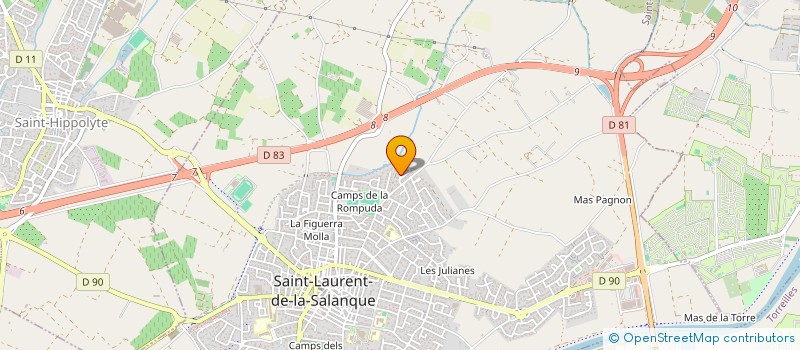 localisation de l'entreprise FAPICONI  SAINT-LAURENT-DE-LA-SALANQUE