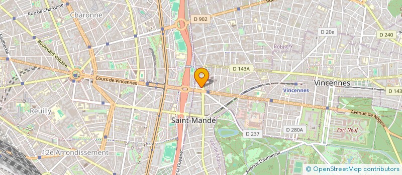 localisation de l'entreprise FAPP à SAINT-MANDE