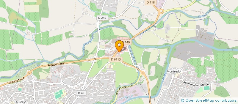 localisation de l'entreprise FAPRA INVEST à CARCASSONNE
