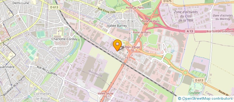 localisation de l'entreprise FAPRELEC  MONDEVILLE