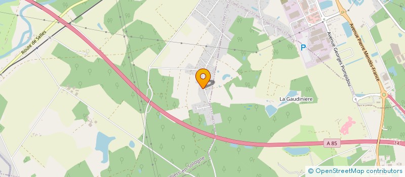 localisation de l'entreprise FAPRITOMENO  PRUNIERS-EN-SOLOGNE