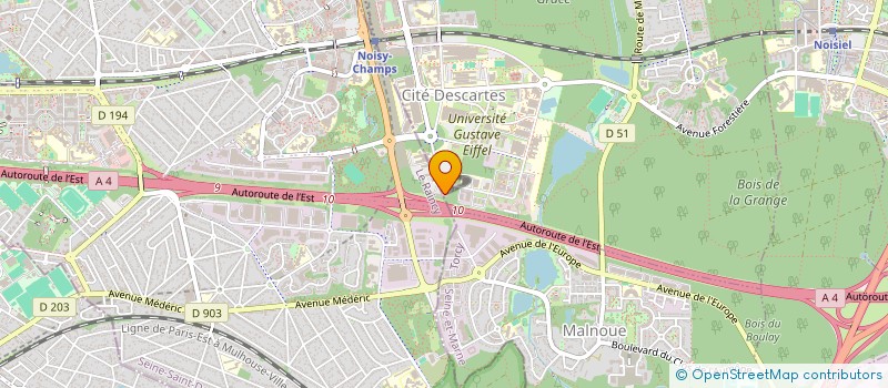 localisation de l'entreprise FAPROSID-FRANCE  CHAMPS-SUR-MARNE