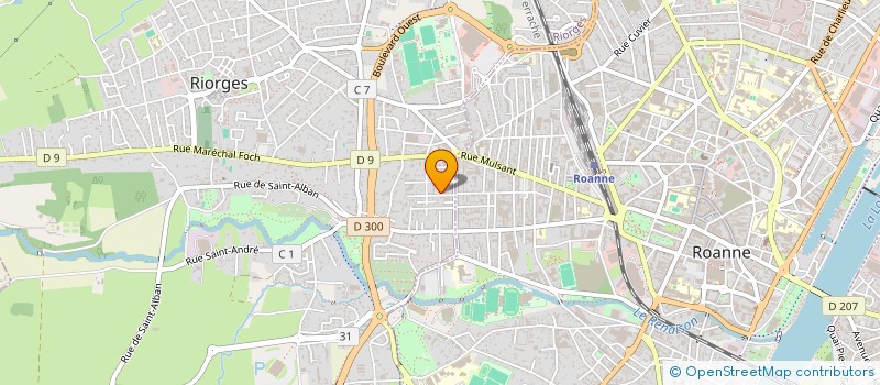 localisation de l'entreprise FAQ'TORING à RIORGES