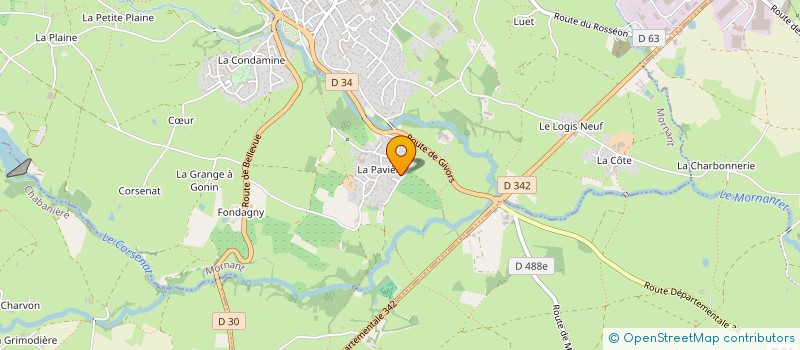 localisation de l'entreprise FAQTICE  MORNANT