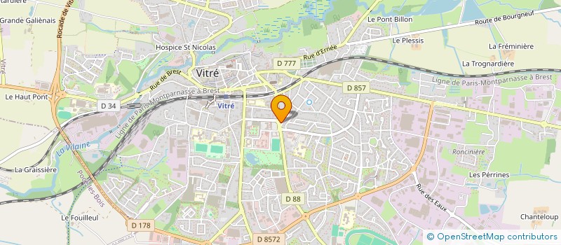 localisation de l'entreprise FAQUINOV à VITRE