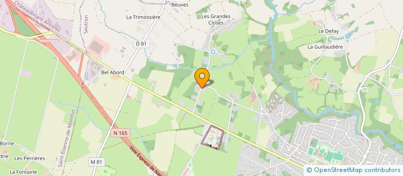 localisation de l'entreprise FAQUO à SAUTRON